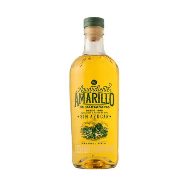 Aguardiente Amarillo de manzanares 375 ml - Aguardiente a domicilio - Licorera Girón