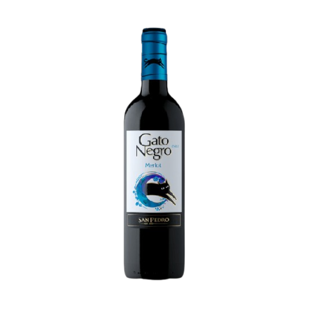 Vino tinto gato negro merlot, licorera girón, licorera cañaveral